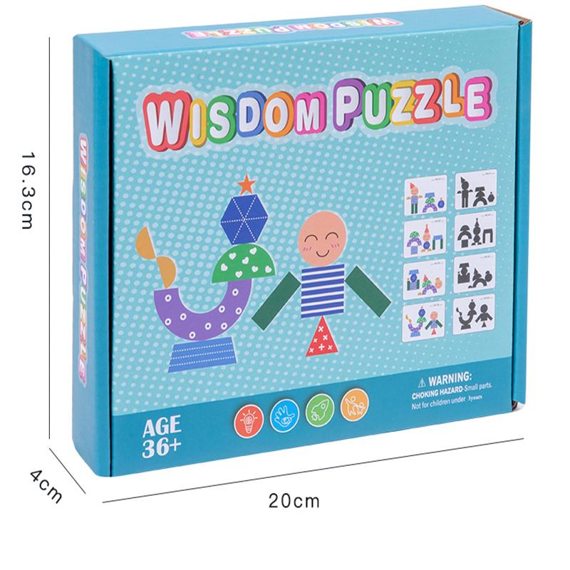 7Kids Educational Toys Blocks Expressions Puzzles Children  Cube Games Early Learning Montessori Geometry  Magic Face Changing