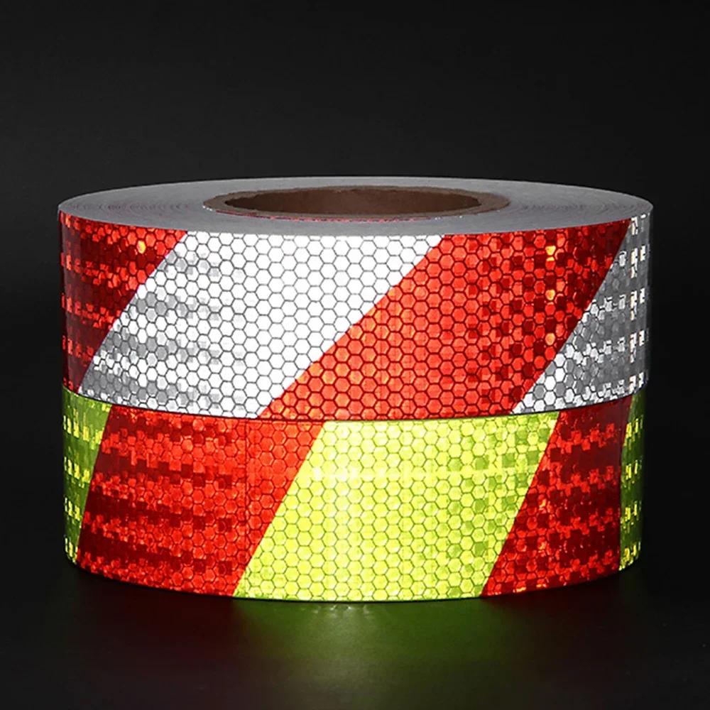 NEW Shining Reflective Safety Warning Tape Self Adhesive Twill Printing Reflective Tape for Car