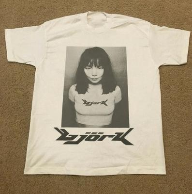 Футболка Bjork Debut 90-х, Бьорк в футболке Bjork, Унисекс футболка