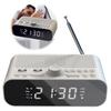 1 шт. Цифровое FM-радио Bluetooth Радио-будильник Светодиодный дисплей Часы-радио Настройка часов Таймер Часы USB-разъем Портативное радио