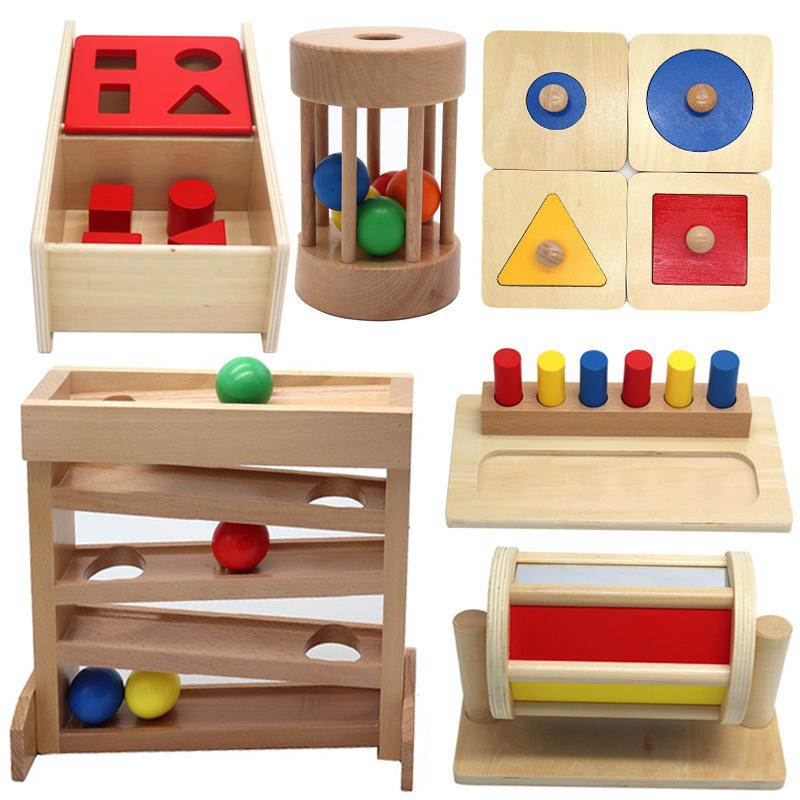 Lovevery Montessori Educational Toys: Object Permanence Box for 6-12 Months, 0-3 Years
