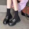 Leather Loafers Women's Lightweight Platform Versatile One-pedal Single Shoes 2025 New Spring and Autumn British Style Small Leather Shoes