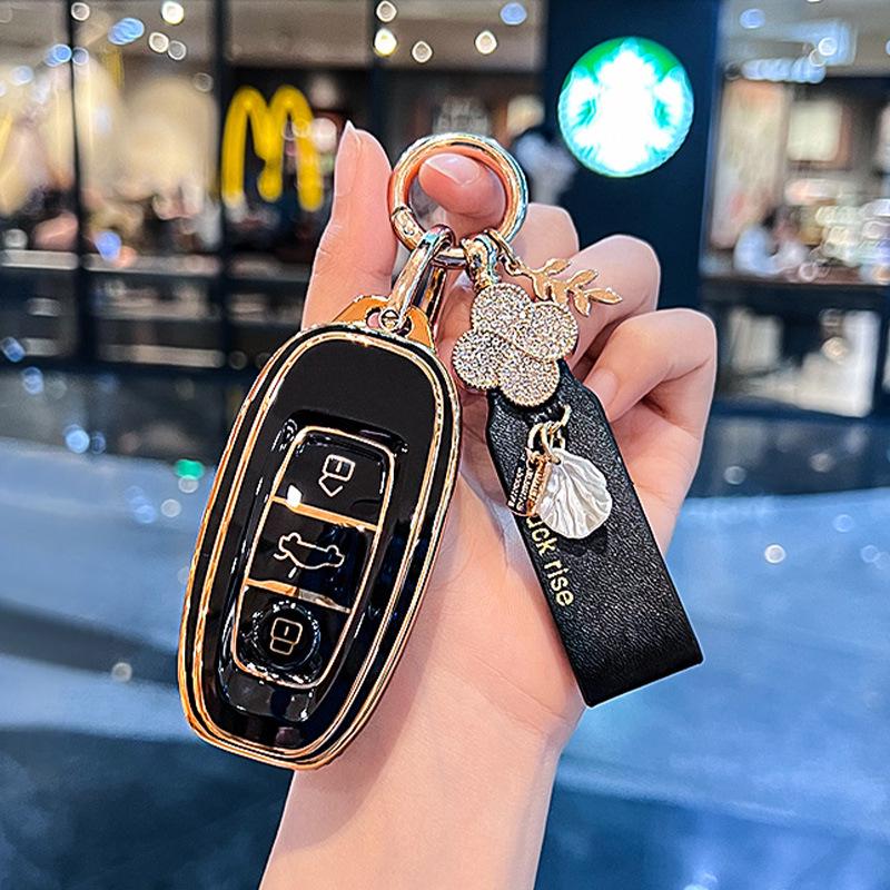 Compatible with Hongqi H7 Key Case and LS7 Car Key Protective Cover Buckle.
