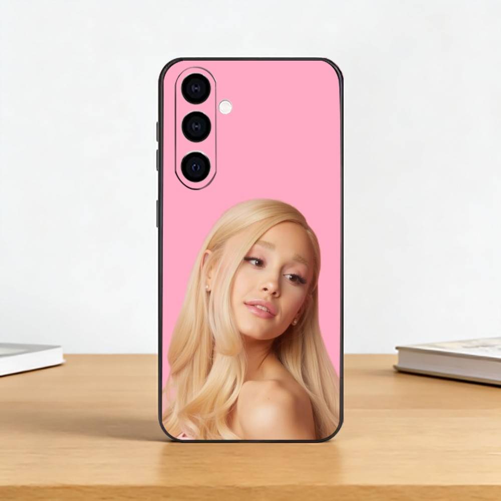 Чехол для телефона с изображением певицы Ariana G-Grande для Samsung Galaxy A73, A72, A71, A70, A53, A52, A51, Других Мягкий Черный Чехол