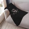CLASSIC WHITE BLACK EVA QUEEN Throw Blanket Cozy Throw Blanket for Bed Sofa Chair