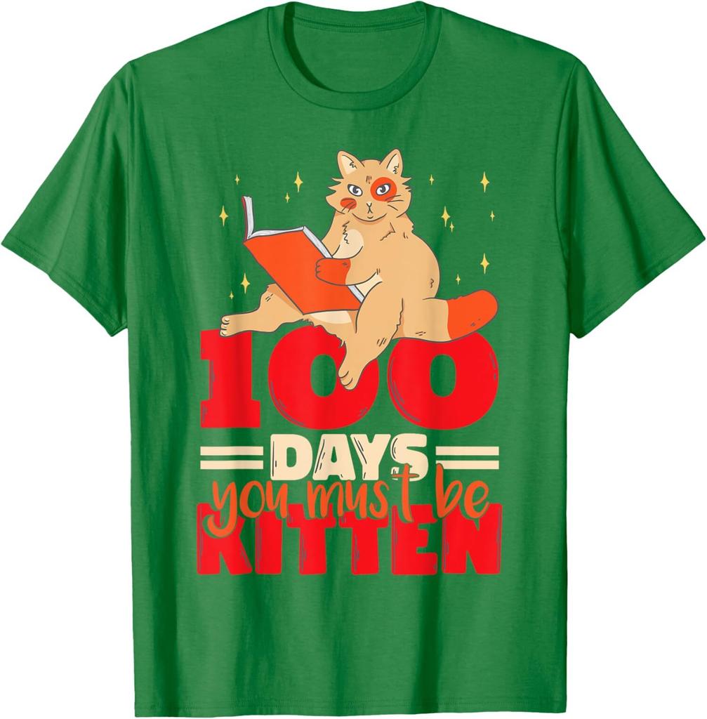 Teacher 100Th Day Of School Cat Kitten Cute Present Unisex T-Shirt