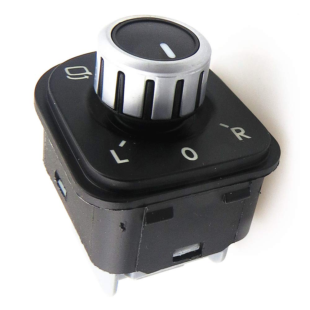 5ND959565A Exterior Rearview Mirror Control Switch Knob for VW Golf MK5 MK6 Passat B6 R32 5K0959565