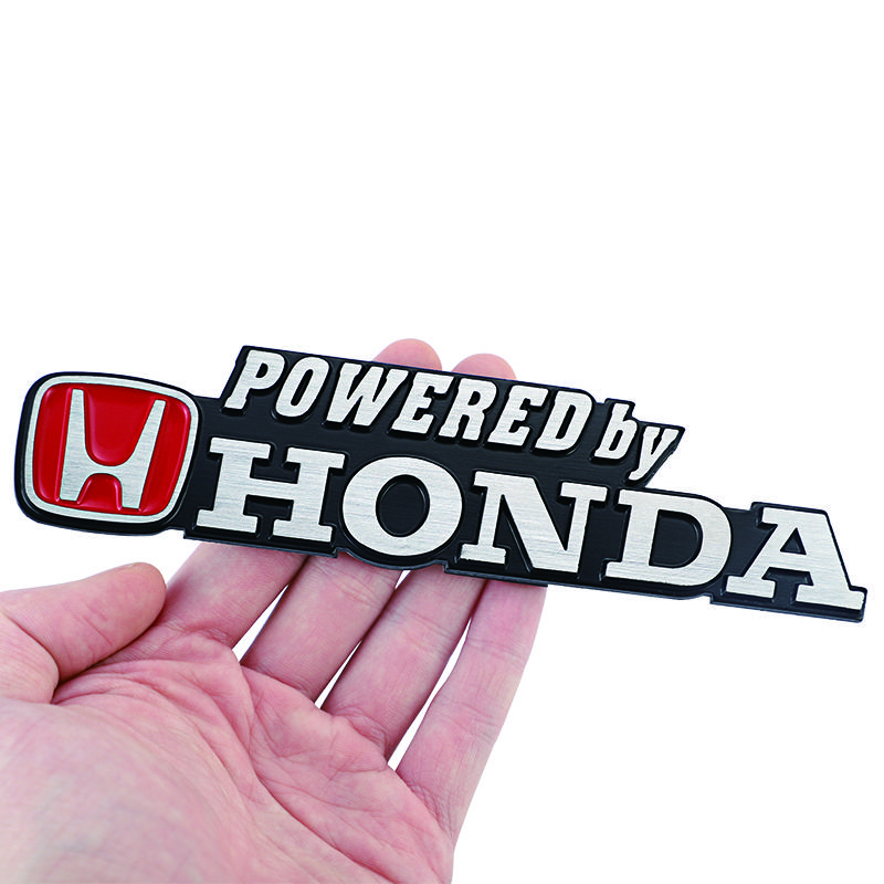 3D Metal Stickers H Logo Car Trunk Badge Emblem For Honda Pilot Odyssey Insight Jazz Accord City Civci CRV FIT HRV Car Styling XI6