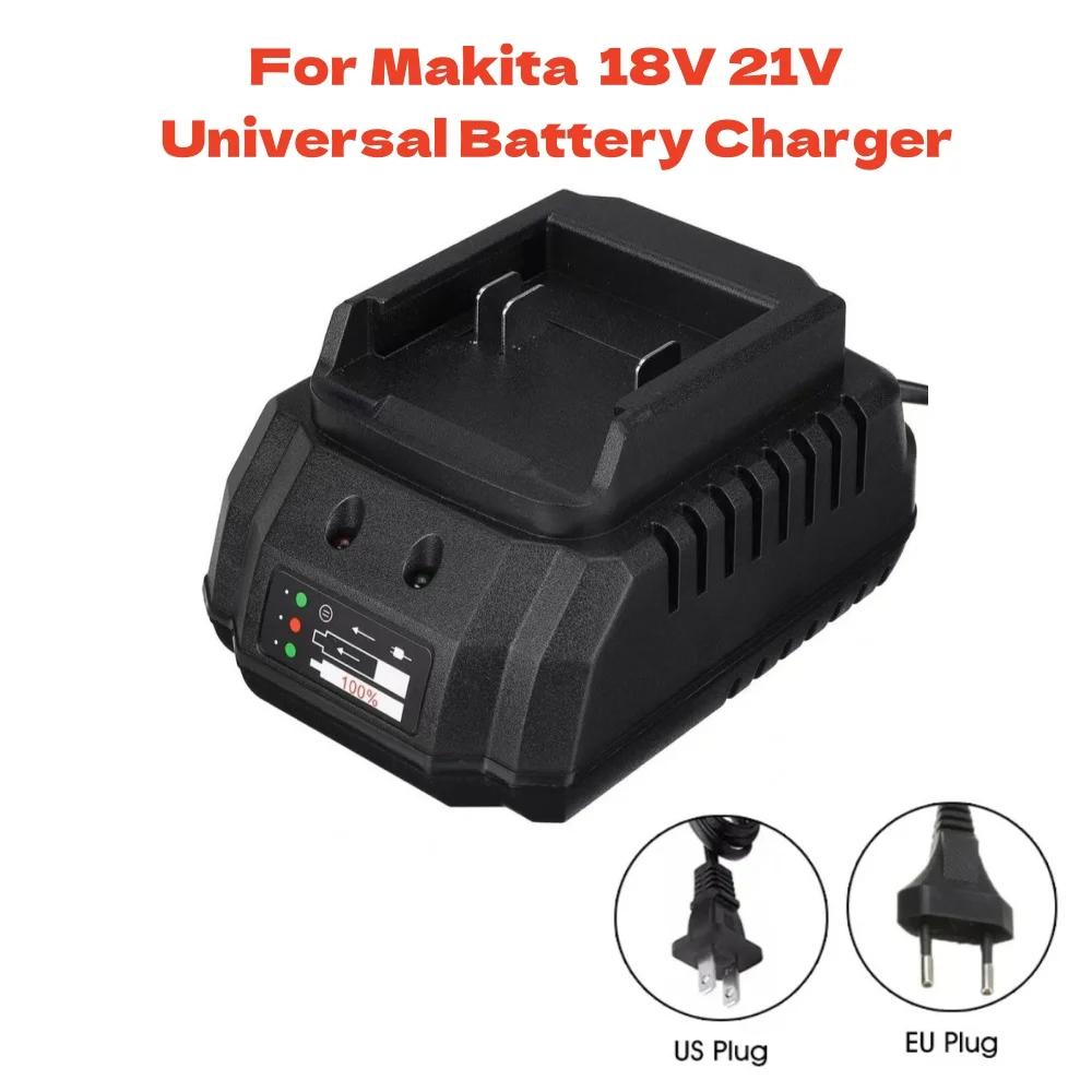 Универсальное зарядное устройство для аккумуляторов Makita 18V 21V Li-ion BL1415 BL1420 BL1815 BL1830 BL1860 Зарядное устройство для аккумуляторов электроинструментов