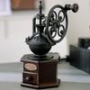 Retro Cast Iron Ferris Wheel Coffee Bean Grinder Rust Porcelain Core Hand Grinder Hand Grinder Coffee Machine Small