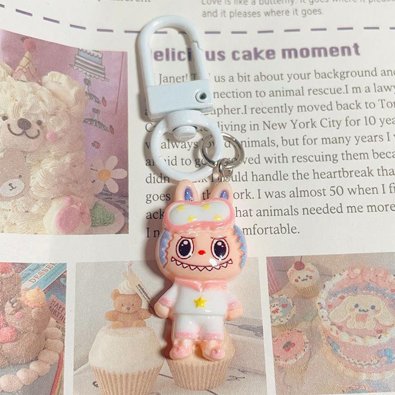 1 шт. Милая маска для глаз пижама брелок мультфильм монстры телефон кулон наушники чехол подвеска сумка Декор автомобильный брелок