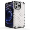 Rugged Honeycomb Case with Gel Frame for iPhone 13 Pro - Black