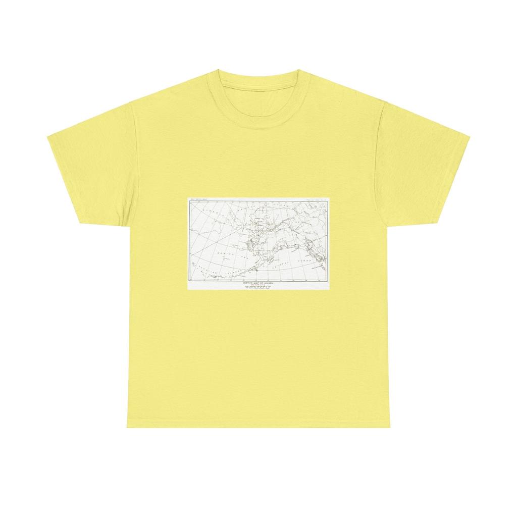 Alaska - Sketch Map (1891) (Map) T-Shirt