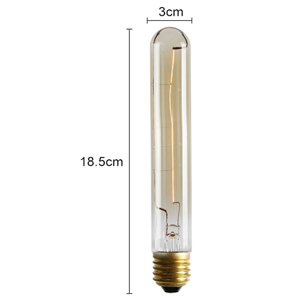 E27 патрон Шаровой светильник Антикварная лампа накаливания Декоративная лампа Эдисона Винтажная ретро-лампочка Стеклянная нить накаливания