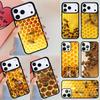 Bumble Bee Honeycomb Honey Phone Case For Apple iPhone 17 Air 16E 15 14 Plus 13 12 11 Pro Max Mini Funda Cover