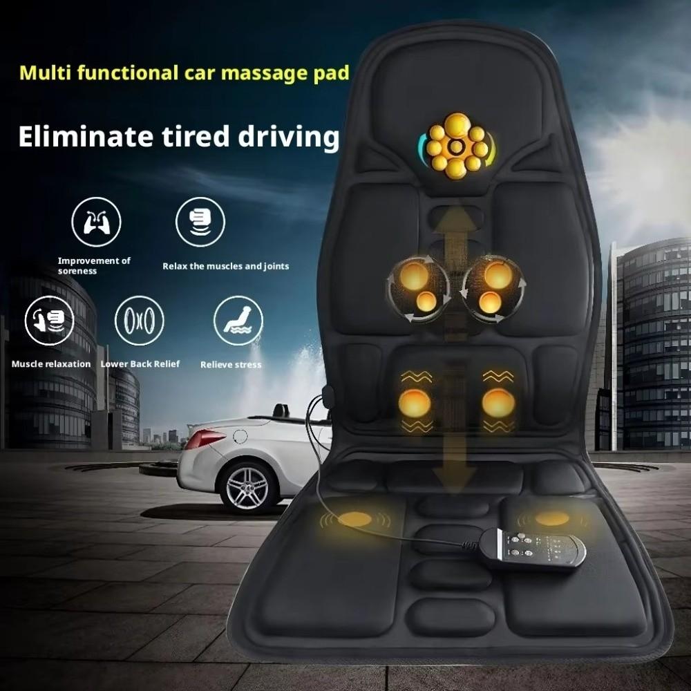 Infrared Massage Chair Pad Electric Heating Back Massager Multifunctional Massage Cushion Office