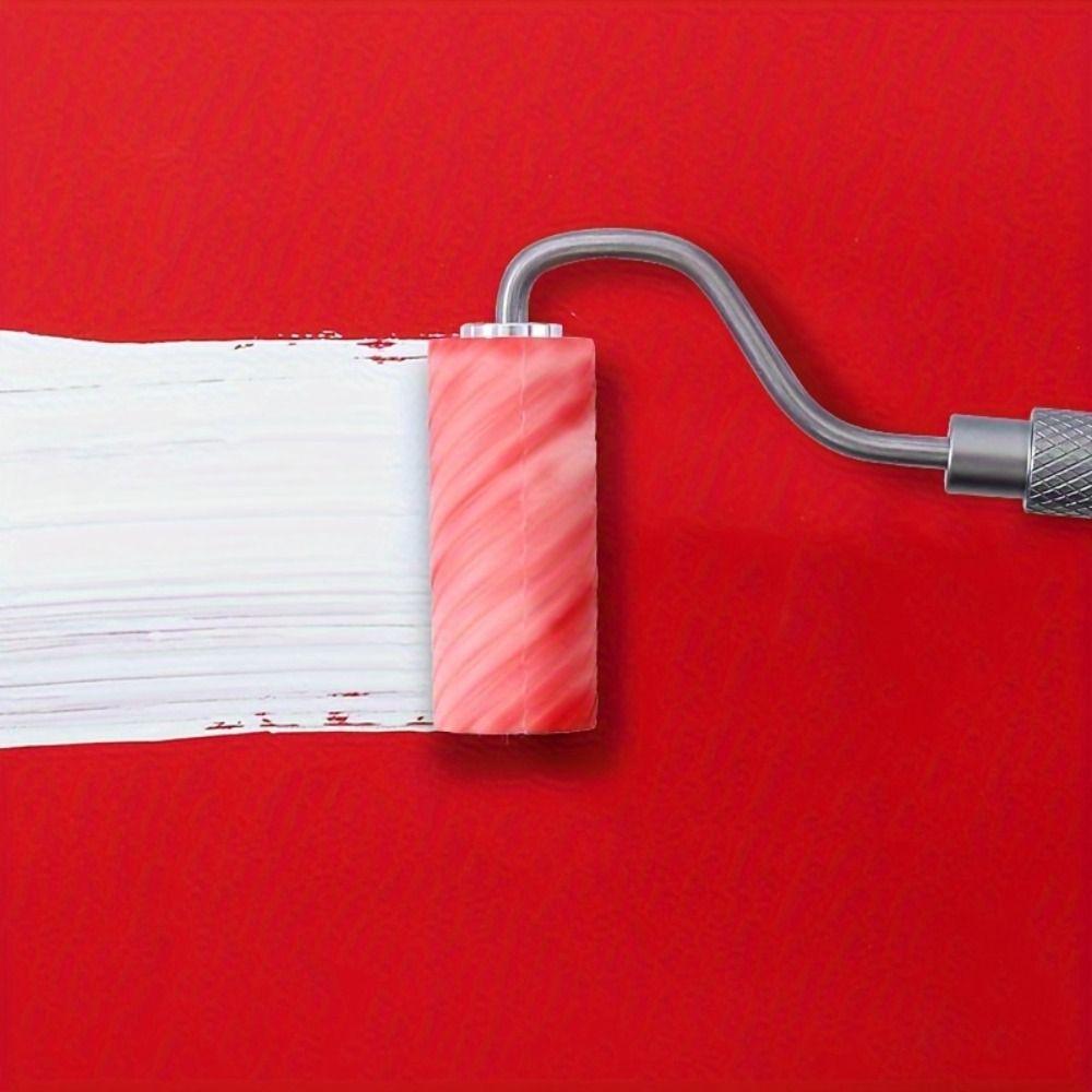 Aluminum Handle Painting Decorating Kit Mini Size Silicone Glue Roller Glue Up Projects