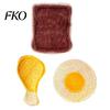 Resistant Cat Toy Natural Loofah Toy, Teeth Cleaning Chew for Cats And Hunting Play Kittens, Bite Fish Egg Shapes with Cotton Rope