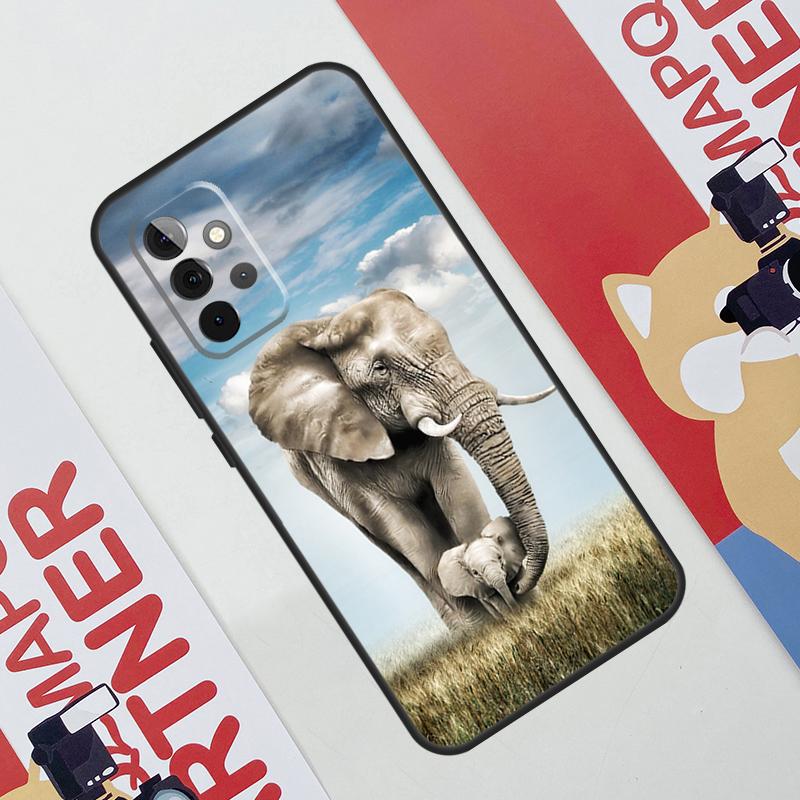 Чехол для телефона Elephant Baby Nature для Samsung Galaxy A53 A33 A23 A13 A52 A32 A22 A12 A51 A71 A14 A24 A34 A54 A21S