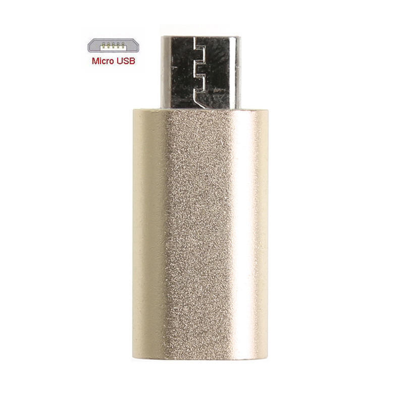 8-Pin For Lightning Female To Micro USB Male Adapter Converter For Android Phone