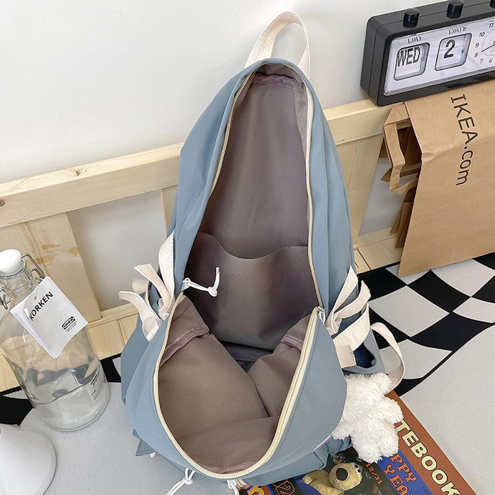 Women's Handbag and Backpack School Books Bags for Teenage Girls Large Capacity College Student Schoolbags Casual Nylon Female Rucksack