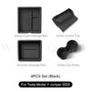 For Tesla Model Y Juniper Center Console Storage Tray Armrest Storage Box Model 3 Highland Cup Holder Console Organizer Box Kit