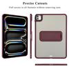 For iPad Pro 11 (2024) Tablet Case with Kickstand TPU+PC Skin-Touch Cover