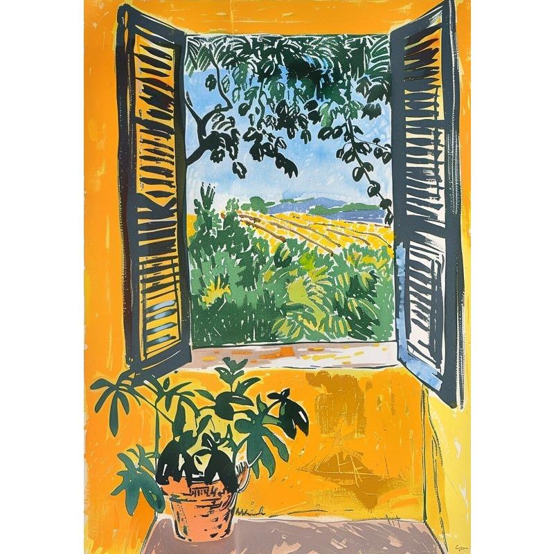Open Window Landscape Henri Matisse Style Fauvism Poster Coastal View Modern Exhibition Canvas Painting Wall Art Room Home Decor