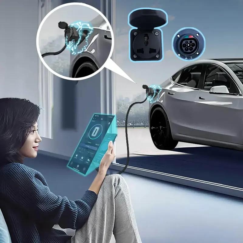 V2l адаптер для Xpeng G9 G6 P7 G3i разъем кабеля ev v2l Xpeng G9 v2l адаптер schuko кабель для разрядки V2L Разъем