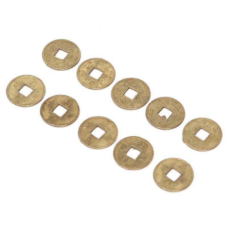 100 шт. монет фэн-шуй, древние китайские монеты И-Цзин для здоровья и богатства