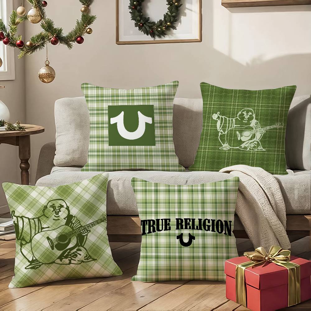 Наволочка True Religion против пылевых клещей, невидимая молния, шелковистый короткий плюш, чехол для диванной подушки