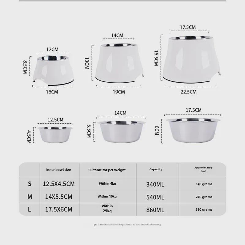 Миска для собак Hupu Anti-Tip: Защищает шейные позвонки у крупных собак