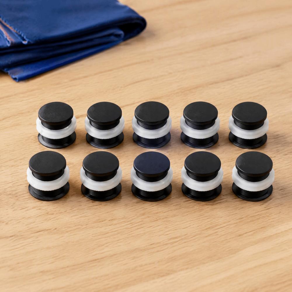 10Pcs Plastic Construction Push Button Hole Filler Joystick Button Replacement For Arcade Machine