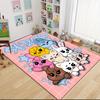 1Pc Adorable Animal Friends Carpet Rug Customizable Soft Washable Antislip Home Living Room Sofa Mats Personalized Rug 091742