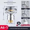 Washing Machine Faucet Nozzle: Anti-Drop Adapter (4-6 Point) Connector Accessories