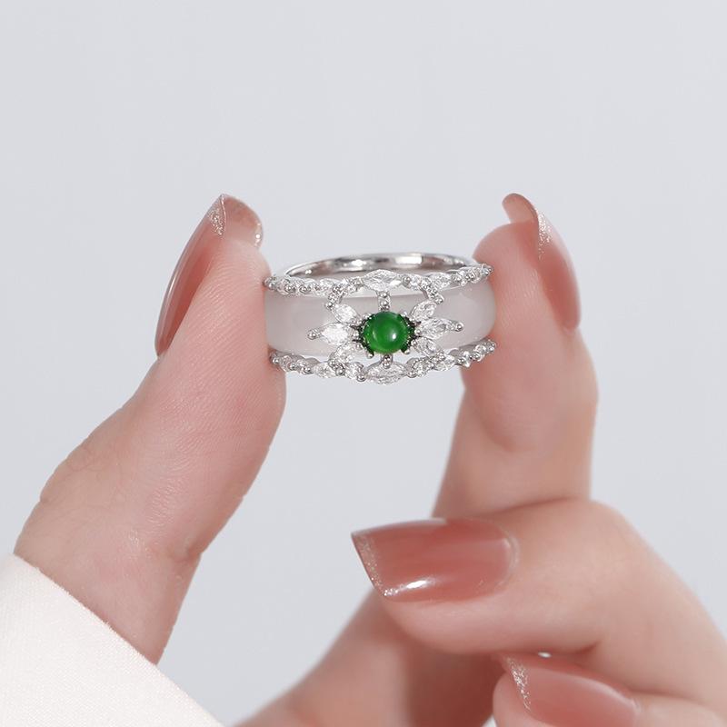 Кольцо из натурального халцедона, роскошное, новое, эффектное красное, кольца для женщин, маленькое, высококачественное, снежинка, свадебные украшения для невесты