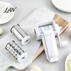 Removable Blade Slicer Manual Cheese Grater, 3 in 1 Rotary Shredder for Vegetable Grater Salad Parmesan, Hand Crank Kitchen Tool Easy Food Preparation