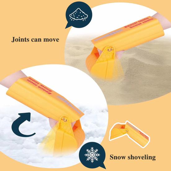 Ручной экскаватор, игрушечный экскаватор, ручная лопата, игрушка для рытья песка, снега, для игр в помещении и на улице, для детей