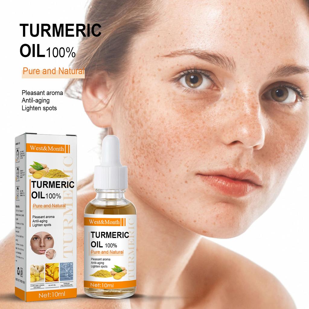 Turmeric Essential Oil, Facial Skin Fading Spot Firming Anti-Wrinkle Lifting Skin Care Moisturizing Oil