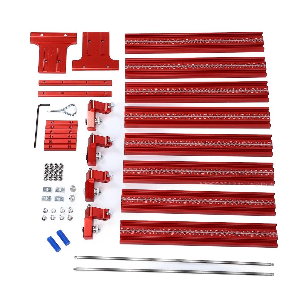 Направляющая пилы, алюминиевый сплав, деревообрабатывающий рельс, параллельный универсальный набор инструментов