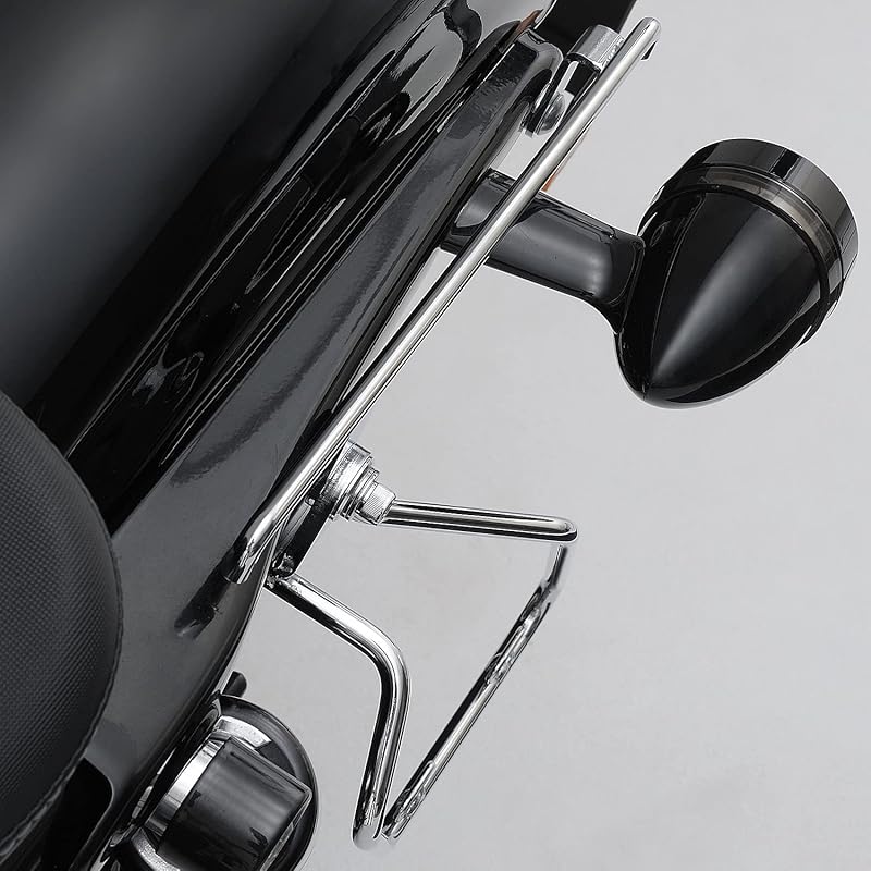 Хромированный комплект креплений и опор для седельных сумок Daytona для Harley-Davidson XL Sportster (04-15) Левая сторона, Номер детали 79032