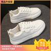 Специальные дышащие маленькие белые туфли для школьного сезона женские 2025 осень новые легкие универсальные повседневные спортивные туфли на плоской подошве