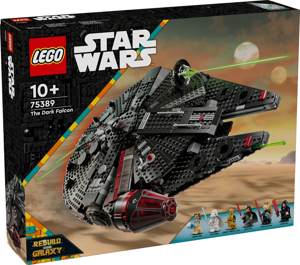 LEGO Star Wars Dark Millennium Falcon Toy Present Birthday Block Christmas Boys Girls Children 10 Years Old 11 Years Old 12 Years Old Elementary