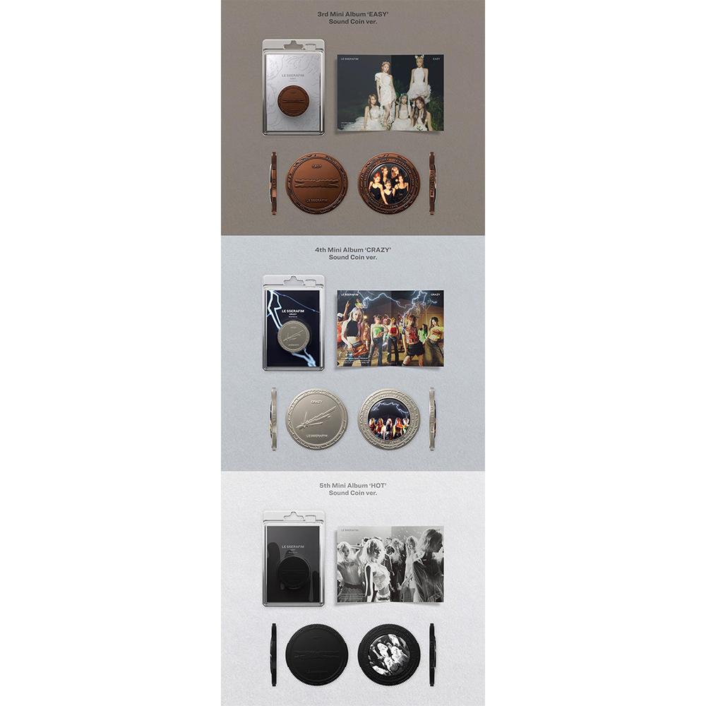[Pre-order] LE SSERAFIM - LE SSERAFIM Sound Coin Album