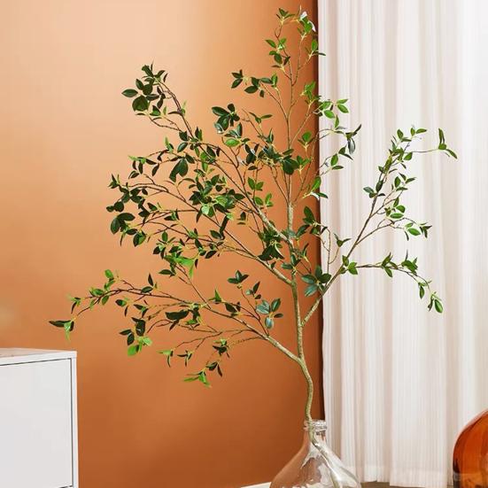 Искусственное растение, не выцветающее, бытовая химия, увеличивает жизненную силу, украшение для гостиной, лист камелии, привлекательный, своими руками увеличивает жизненную силу