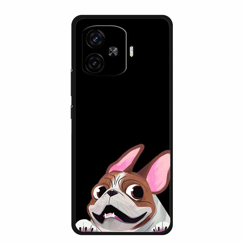 Черный силиконовый чехол для Vivo iQOO Z9 Turbo Plus Чехол Z 9 Turbo Coque Мягкая задняя крышка для телефона Vivo iQOO Z9 Turbo Мультяшный