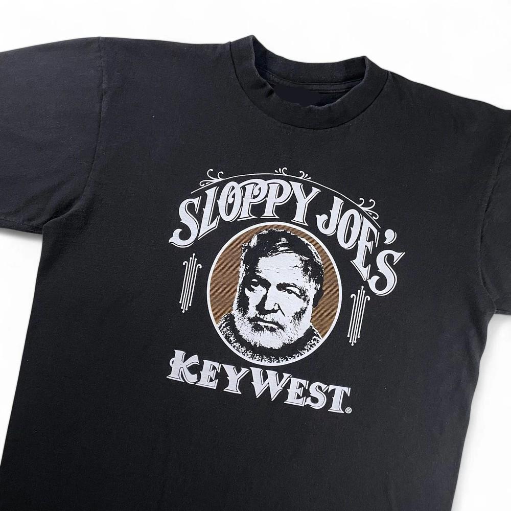 Винтажная футболка Sloppy Joe's Bar 90-х Ки-Уэст Флорида S-4XL В ТРЕНДЕ Унисекс Футболка