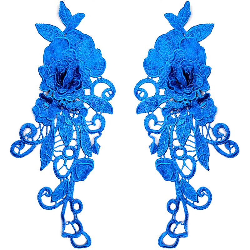 3D водорастворимая кружевная цветочная аппликация для аксессуаров одежды своими руками