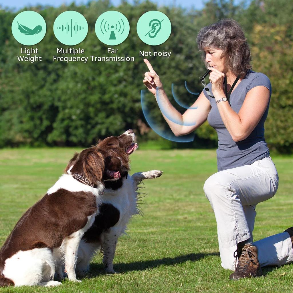 4 шт. Свисток для собак Регулируемый тренировочный ультразвуковой свисток для щенков со шнурком для прекращения лая Свисток для отпугивания лая Контроль собаки