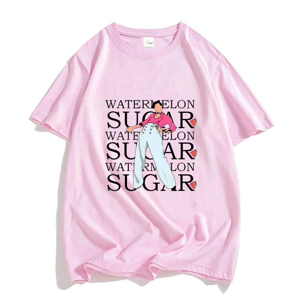 Harrys House Love On Tour T-shirt Unisex Print Shirts 100% Cotton Tshirt Kawaii/lovely Graphic T Shirt Cartoon Aesthetic Clothes